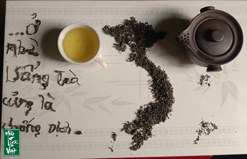 YTV hưởng ứng chiến dịch đẩy lùi dịch bệnh bằng xếp khẩu hiệu bằng bã trà