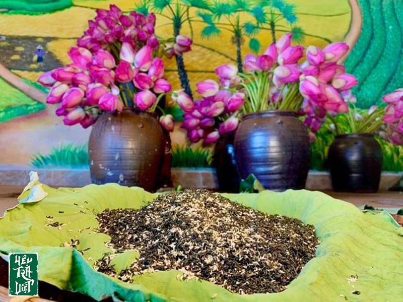 Cách ướp trà đặc biệt mà Hải đang làm để tạo ra đặc trưng cho các sản phẩm của mình