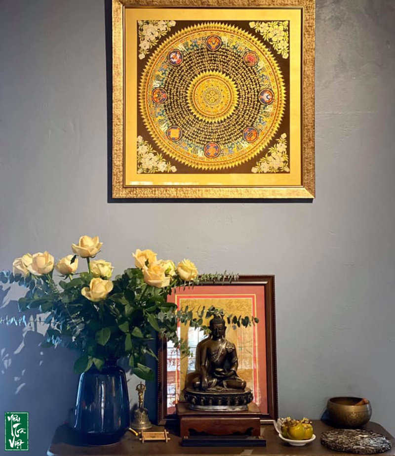 Không gian hướng phật bình yên, thanh tịnh 