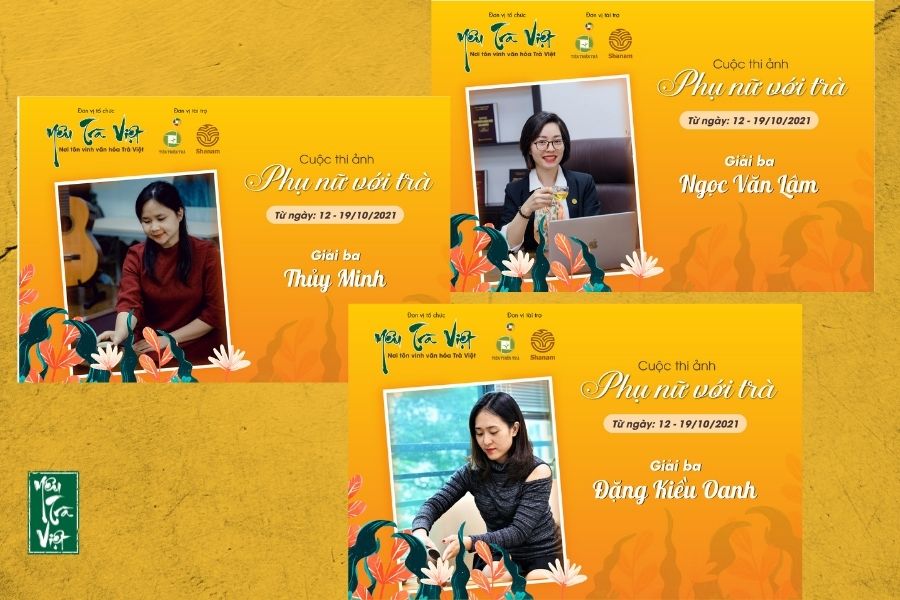 Ba giải ba cuộc thi " Phụ nữ với trà