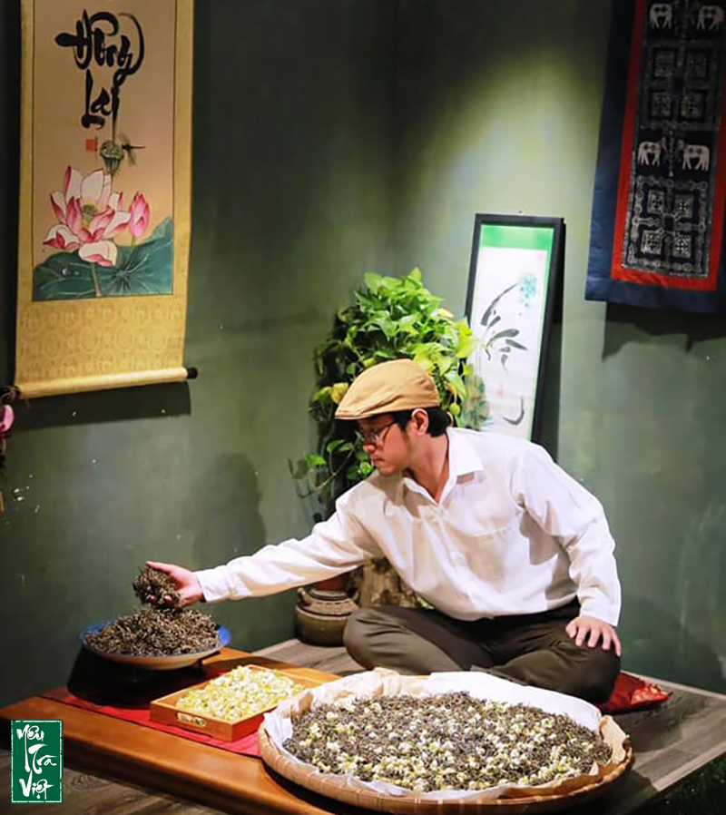 Có nhiều dòng trà phục vụ trong trà quán 