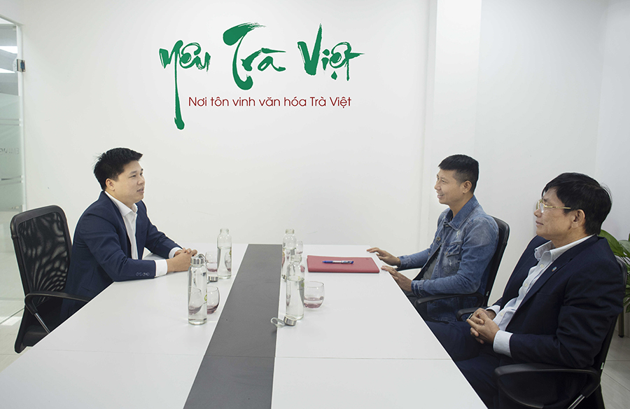 Yêu trà Việt gặp gỡ và trao đổi với Hiệp hội về chương trình hợp tác