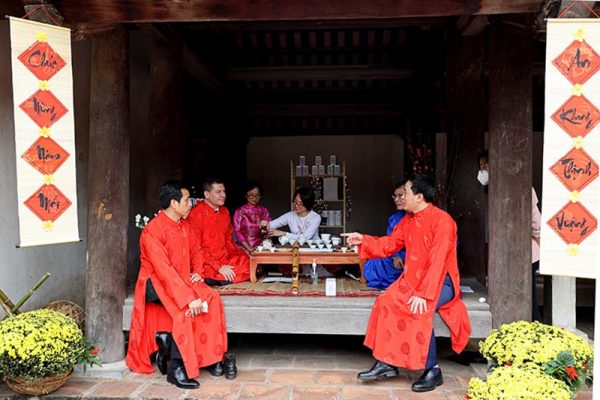 Không gian thưởng trà của Tiên Thiên Trà gây ấn tượng đặc biệt