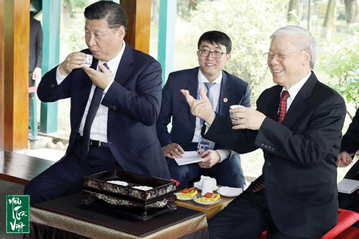 Tiệc trà tiếp đãi các đối tác chính trị quan trọng