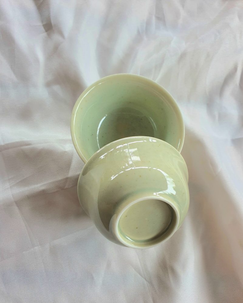 Gom van lang mau 3.5 Chén men Celadon – Gốm Văn Lang