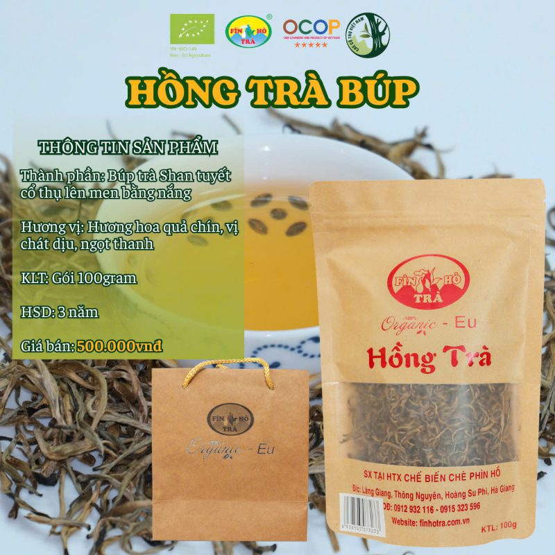 Hồng trà búp HỒNG TRÀ BÚP ORGANIC EU - FINHO Trà