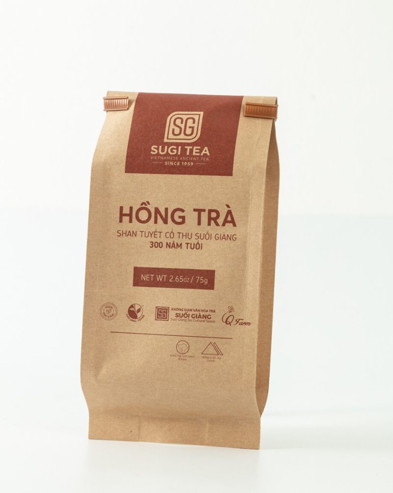 Hồng trà túi giấy 75g 1 Hồng trà Suối Giàng Túi Giấy 75g – QTea