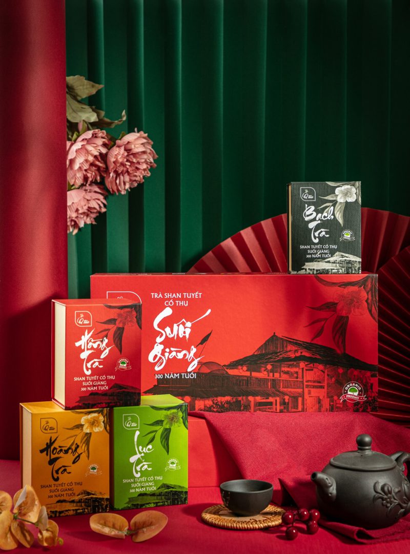 Set qua tang Loc tien vinh hoa 2 Set Quà tặng Nắng Xuân Xum Vầy – Qtea