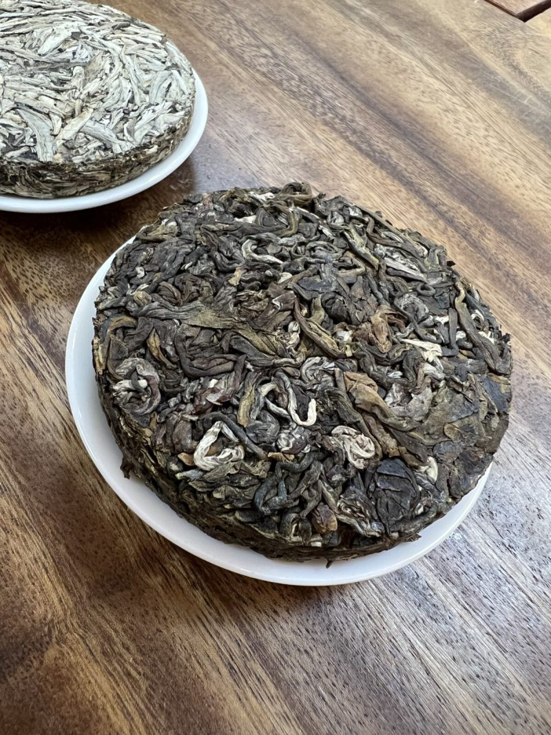 Thien khoi 4 Thiên Khôi – Trà Shan Tuyết cổ thụ đóng bánh – Tiên Thiên Trà
