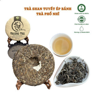 TRÀ CỔ VIỆT – PHỔ NHĨ SỐNG – SHAN TUYẾT ÉP BÁNH (357g) – FINHO Trà