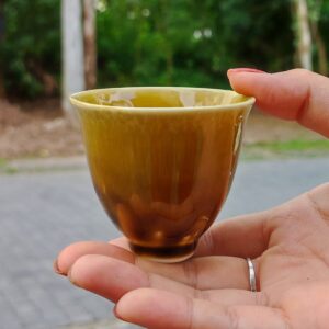 Chén men Hoàng Lưu Ly – An Thổ Túc