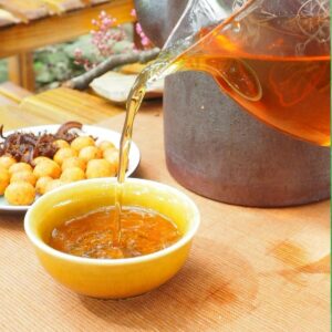 Chén men Hoàng Lưu Ly – An Thổ Túc