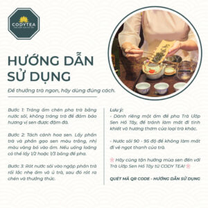 Trà Ướp Sen Hồ Tây CodyTea (Đại Thọ)