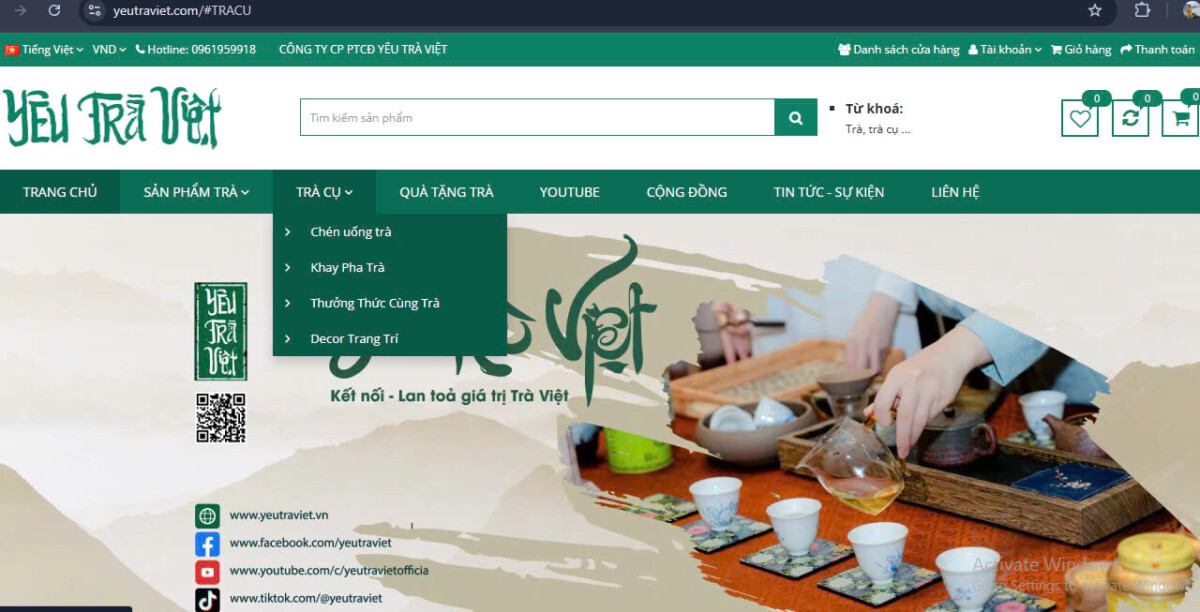 Mua trà cụ Việt ở đâu?
