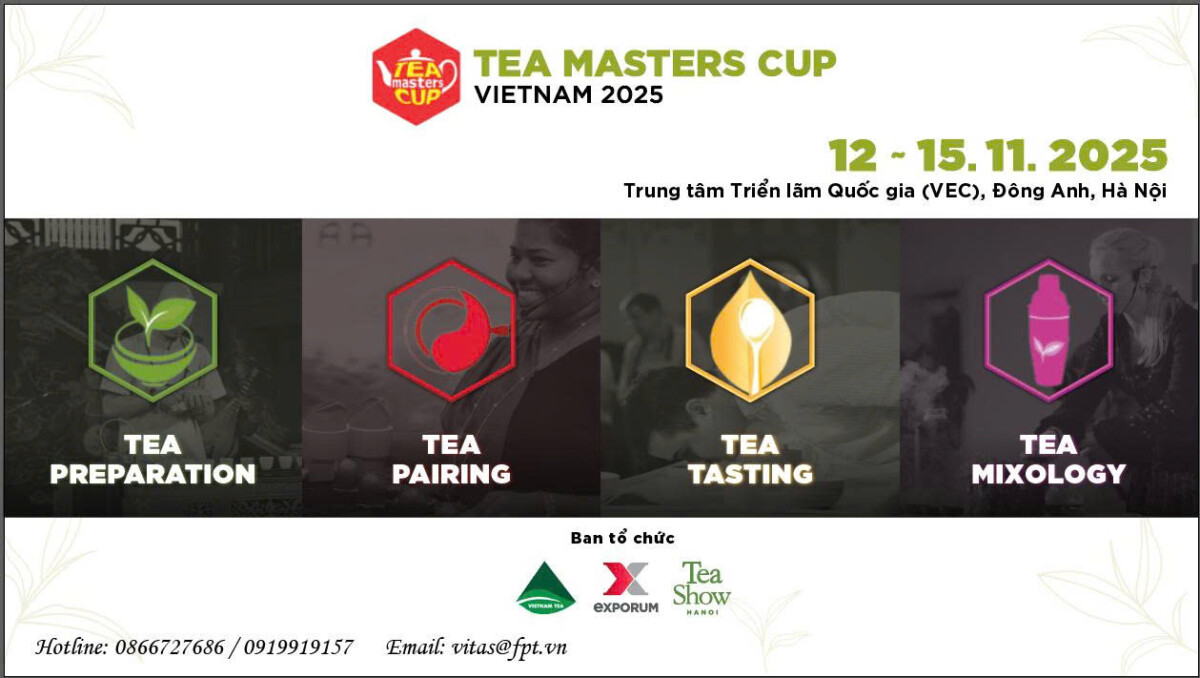 THƯ MỜI ĐĂNG KÝ THAM GIA CUỘC THI TEA MASTERS CUP 2025