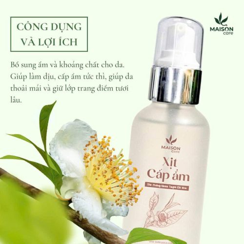 Xịt Cấp Ẩm từ tinh chất Hồng trà Shan tuyết Cổ thụ
