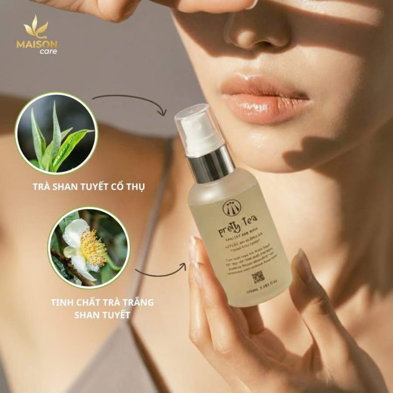 Bai11_XitCapAm_2 Xịt Cấp Ẩm từ tinh chất Hồng trà Shan tuyết Cổ thụ