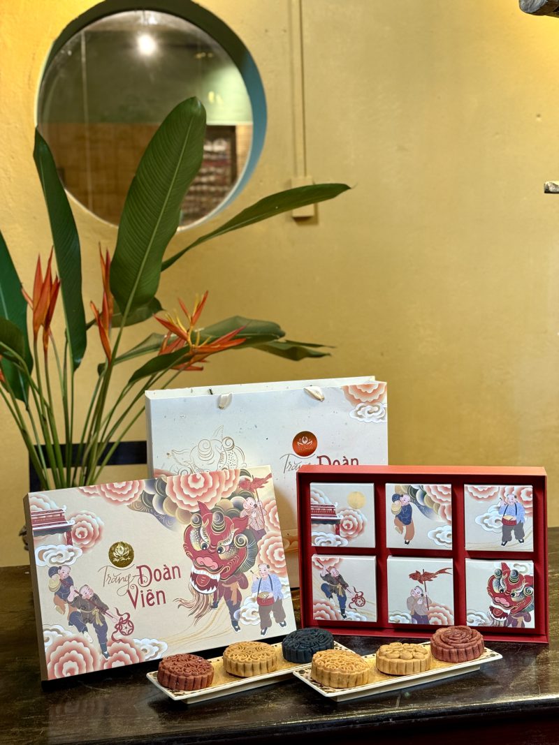 Set Quà Bánh Trung Thu Múa Lân- 6 bánh