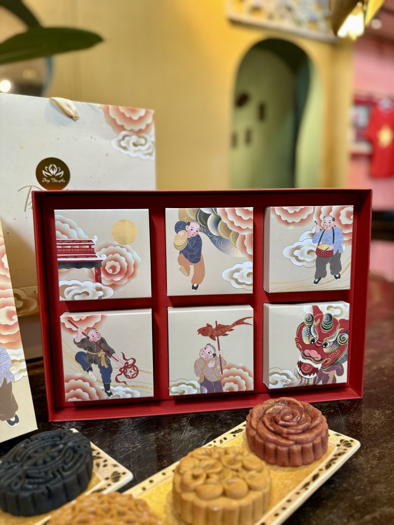 Set Quà Bánh Trung Thu Múa Lân- 6 bánh