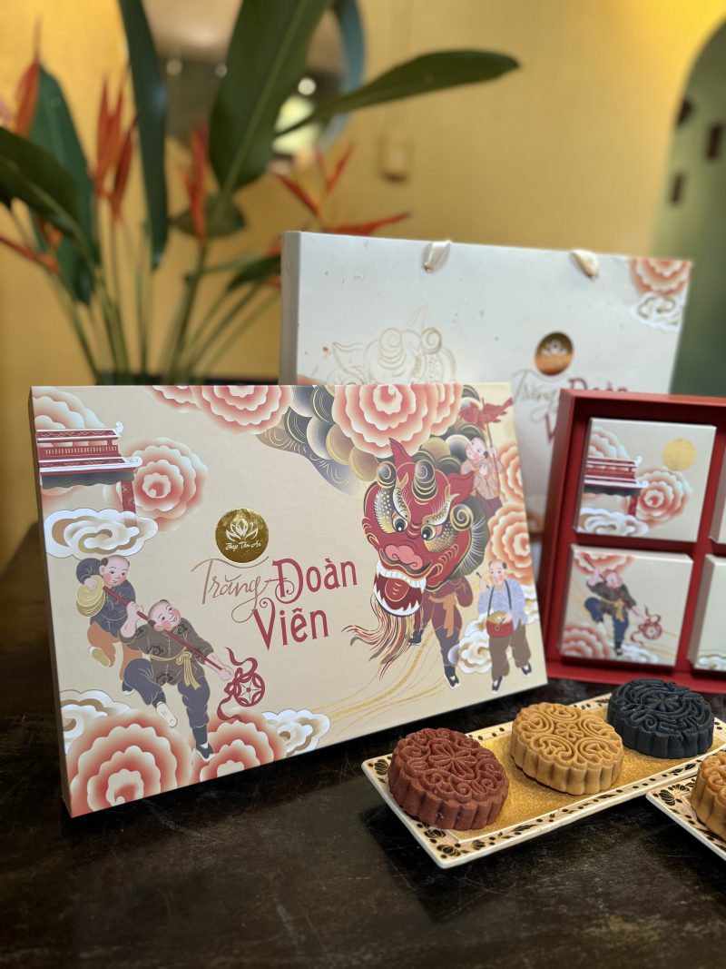 Set Quà Bánh Trung Thu Múa Lân- 6 bánh