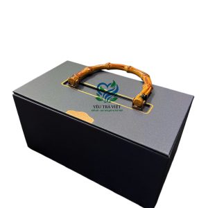 Set trà quà tặng hộp xanh 1 Set Quà tặng Trà Cao Cấp 100g Olong Shan Xanh và 50g Hồng Trà Chốt Đỉnh 2.000