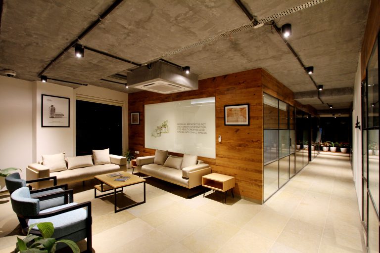 Không gian lounge văn phòng hiện đại