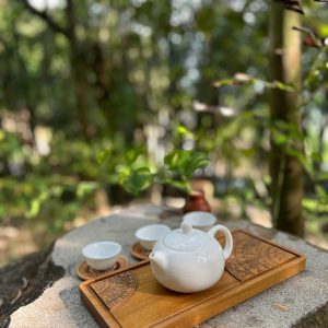 khay trà độc ẩm 4 Khay trà trống đồng độc ẩm - đối ẩm