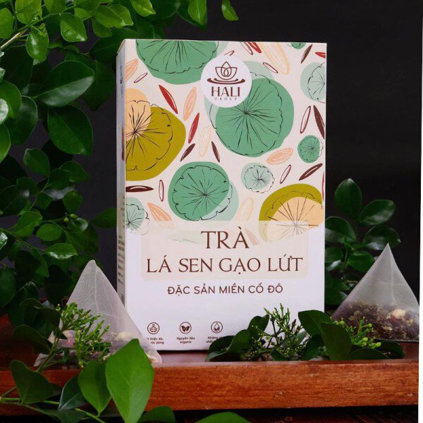 Trà lá sen gạo lứt Halise 400g