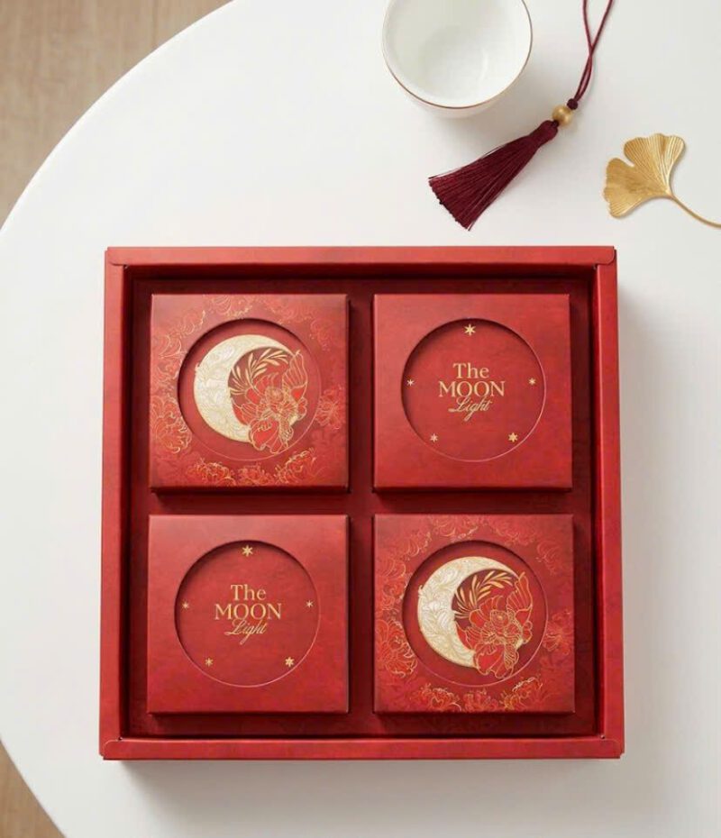 Hộp quà Trung Thu doanh nghiệp 2026 Bằng An The Moon Light in logo