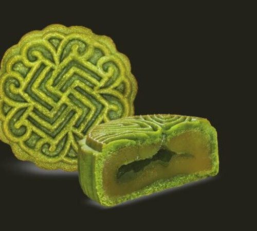 BaoMinh_BanhTraXanhNhanChay_QFarmSugiTea Bánh Trung Thu Trà Xanh Nhân Chảy (Bảo Minh x QFarm Sugi Tea)