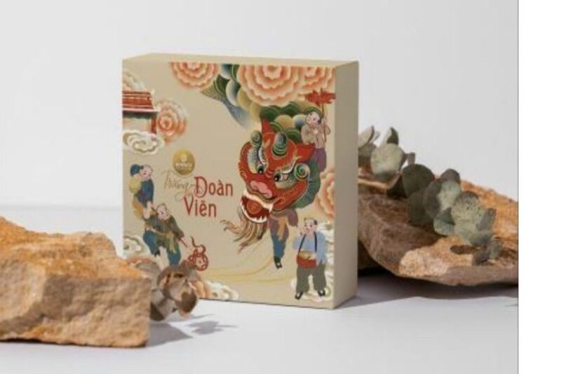 Sét Múa Lân – Hộp 4 Bánh Trung Thu Chay Búp Tâm An 2026