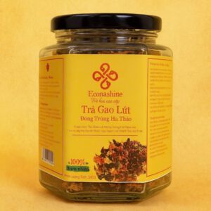 Trà gạo nứt đông trùng 1 Trà Gạo Lứt Đông Trùng - Econashine - Lọ 210g