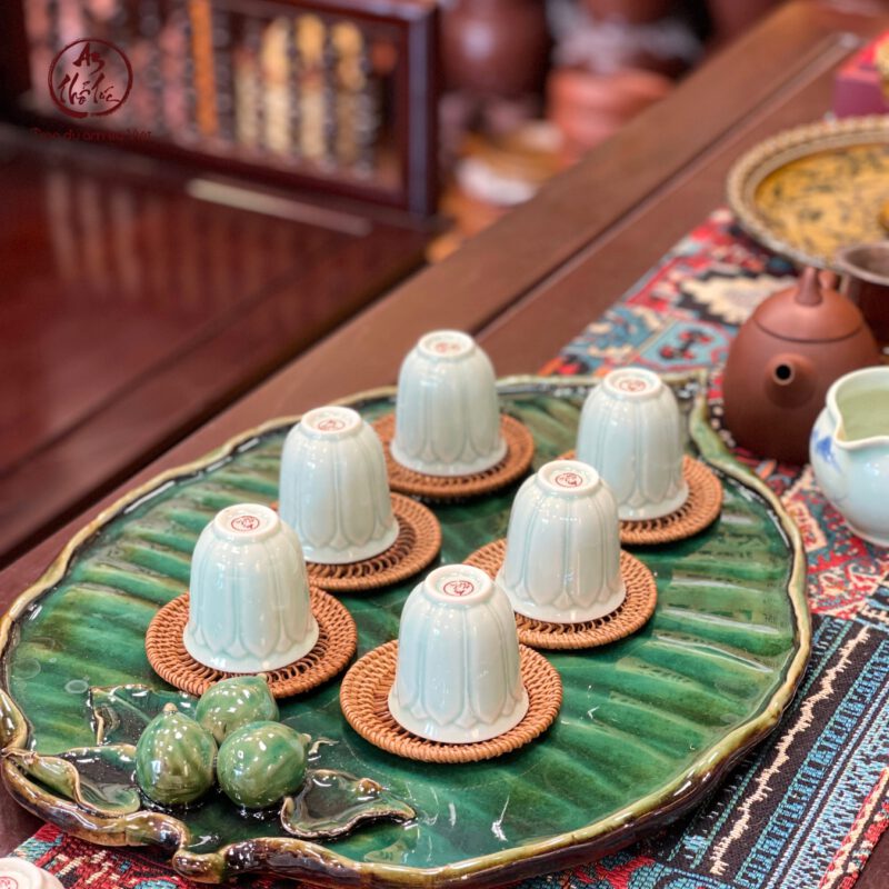 384.jpg Chén Hoa Sen Men Ngọc Men Tro An Thổ Túc
