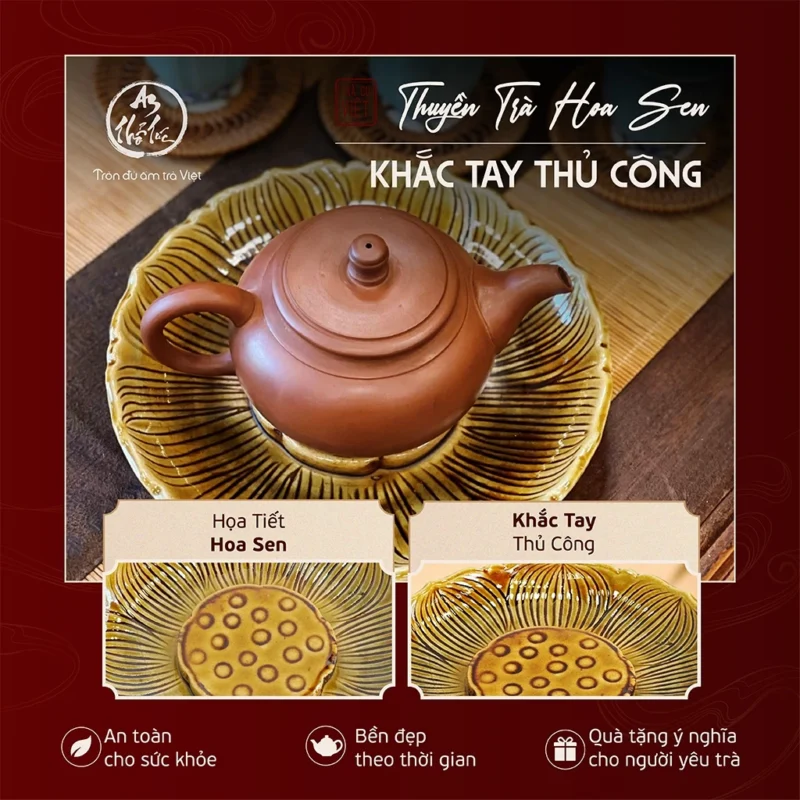 Thuyền Trà Hoa Sen An Thổ Túc