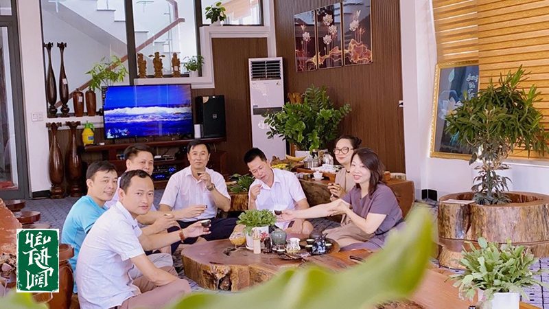 Không gian mang phong cách truyền thống kết hợp chút hiện đại 