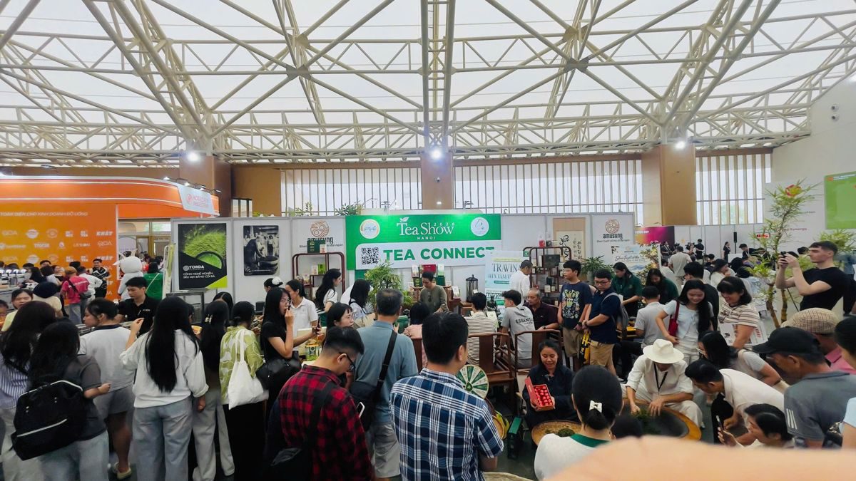 Không gian Tea Connect đông khách tại Tea Show 2026